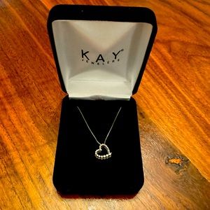 Heart shaped pendant necklace from Kay Jewelers